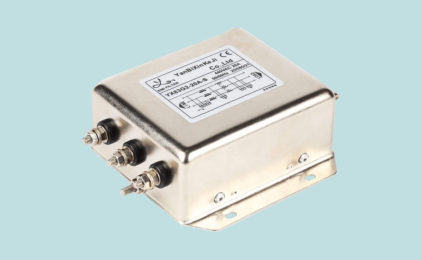 YX-83三相三線電源濾波器